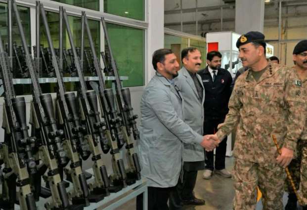 General Syed Asim Munir, NI (M), Chief of Army Staff (COAS) visited Pakistan Ordnance Factories (POF) Wah today