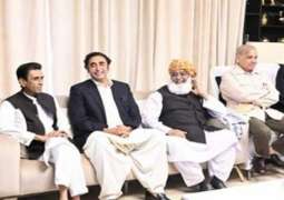 PML-N, PPP, MQM-P and JUI-F agree on two-point formula for power sharing