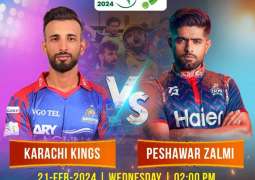 PSL 2024 Match 06 Peshawar Zalmi Vs. Karachi Kings Live Score, History, Who Will Win