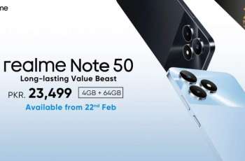 Introducing the Long-Lasting Value Beast: realme Note 50 Available in Pakistan for PKR 23,499