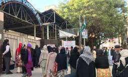 People overwhelmingly throng to polling stations across Pakistan as election process continues