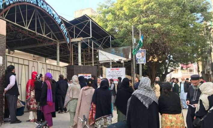 People overwhelmingly throng to polling stations across Pakistan as election process continues