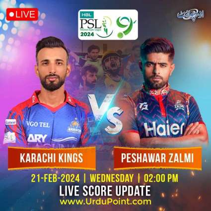 PSL 2024 Match 06 Peshawar Zalmi Vs. Karachi Kings Live Score, History, Who Will Win