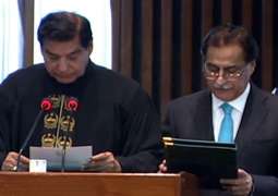 PML-N’s Sardar Ayaz Sadiq sworn in as Speaker National Assembly