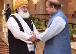 Nawaz Sharif asks Fazl to join coalition govt