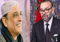 الملک المغربي یھنئي آصف علی زرداري بمناسبة انتخابه رئیسا للبلاد