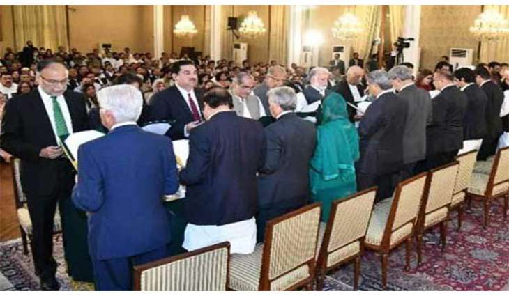 Federal cabinet to take oath at Aiwan-e-Sadr today