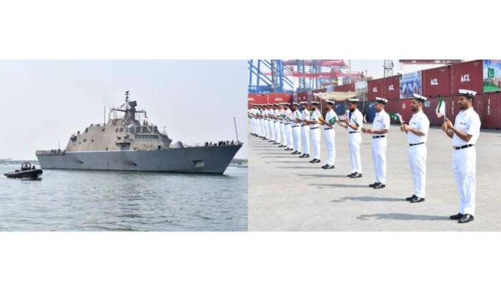 US Navy Ship Visits Pakistan & Conducts Sea Exercise with Pakistan Navy