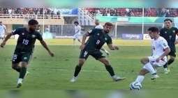 المنتخب الباکستاني لکرة القدم یلتقی نظیرہ الأردني بتصفیات کأس العالم