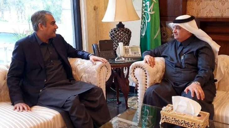 Saudi Ambassador lauds efforts of Mohsin Naqvi for completing public welfare projects in Punjab