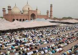 Eid-ul-Fitr being celebrated with great religious zeal