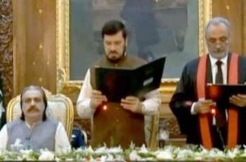 Justice Ishtiaq Ibrahim takes oath as PHC Chief Justice