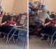 معلمة أمریکیة تتعرض للاعتداء بالضرب علی ید طالب المدرسة