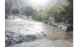 Heavy rains and flash floods cause road closures in Chitral