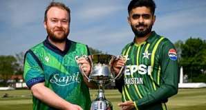 Pakistan , Ireland to lock horns in first T20I match tomorrow
