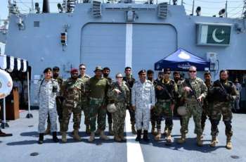 Joint exercise of Pakistan Navy, US Navy held in Karachi