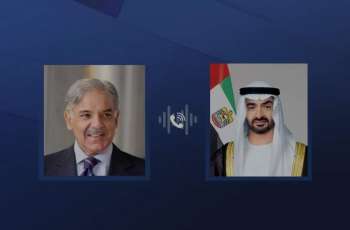 UAE President receives condolences of Prime Minister of Pakistan over passing of Tahnoun bin Mohammed