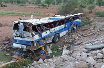 At least 28 die in Balochistan's Washuk bus accident