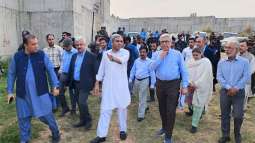 Interior Minister visits site of under construction Jail in Islamabad