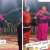 امرأة مغربیة تثیر جدلا بسبب رقصھا في احتفال شعبي