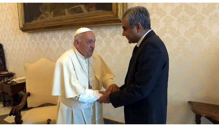 Interior Minister, Pope Francis discuss promotion of peace