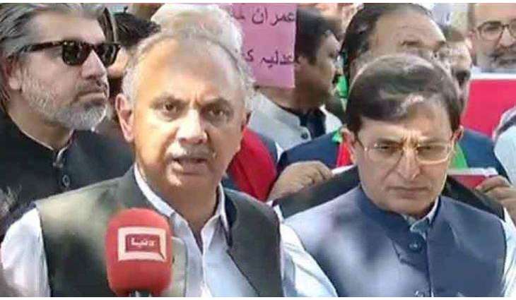 PTI demands resignation of Chief Election Commissioner Sikandar Sultan Raja