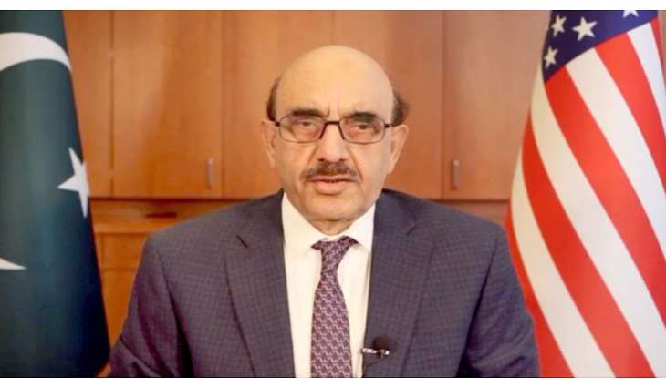 Pakistan’s Outgoing envoy to US emphasizes need to enhance Pak-US relations