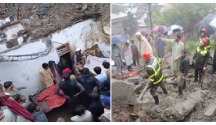 مقتل 12 شخصا من عائلة واحد اثر انھیار أرضي علی منزلھم باقلیم خیبربختونخوا