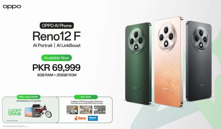 “OPPO Reno12 F Goes Nationwide: AI-Powered Innovation   Meets Robust Protection and Connectivity”