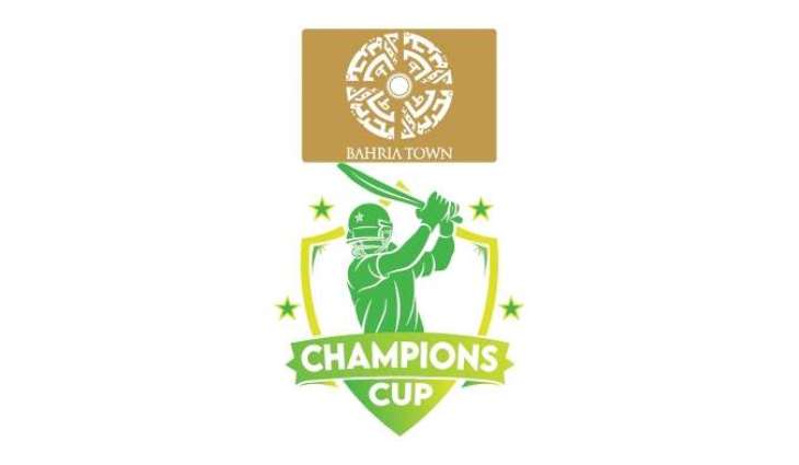 Bahria Town Champions One-Day Cup playoff stage to begin tomorrow