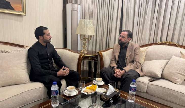 Leader of Muslim League-Q Khawaja Rameez Hasan met with Federal Minister Chaudhry Salik Hussain, the Federal Minister has given a special task regarding the reorganization of Muslim League-Q.  Khawaja Rameez Hasan