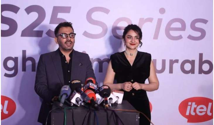 itel Pakistan launches S25 ultra smartphone with Yumna Zaidi as brand ambassador
