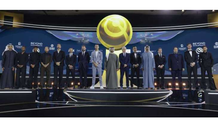 Mansoor bin Mohammed crowns winners of 15th Globe Soccer Dubai Awards