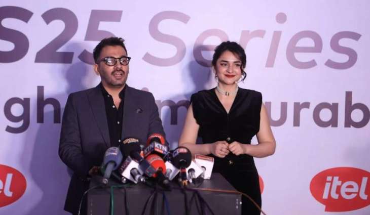 itel Pakistan launches S25 ultra smartphone with Yumna Zaidi as brand ambassador