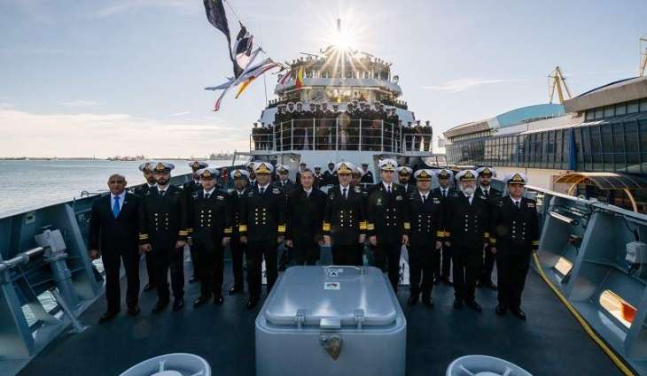 PAKISTAN NAVY COMMISSIONS OFFSHORE PATROL VESSEL PNS YAMAMA IN ROMANIA