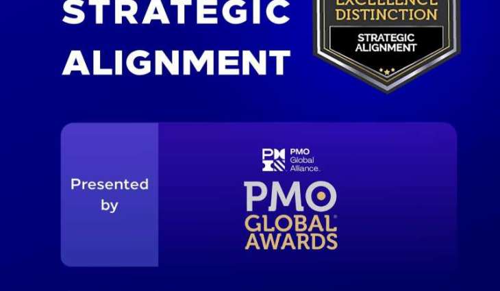 CST Wins the Excellence Award in 'Strategic Alignment', Presented by PMI-PMOGlobal