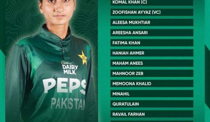 ICC U19 Women’s T20 World Cup 2025: Pakistan announces 15-member squad