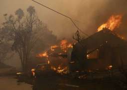 New wildfire erupts near Los Angeles forcing mass evacuations