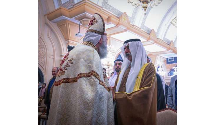 Nahyan bin Mubarak attends Egyptian Coptic Orthodox Church's Christmas celebrations in Abu Dhabi