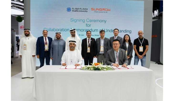 Khalifa University, Sungrow Middle East sign MoU to tackle climate change