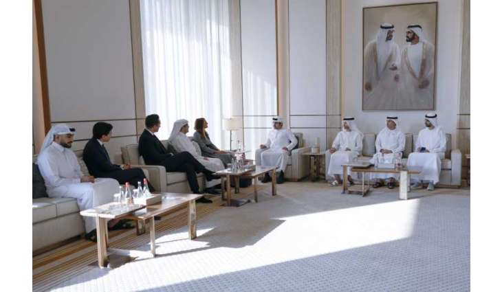 Maktoum bin Mohammed meets with EMEA Co-Head of global firm KKR