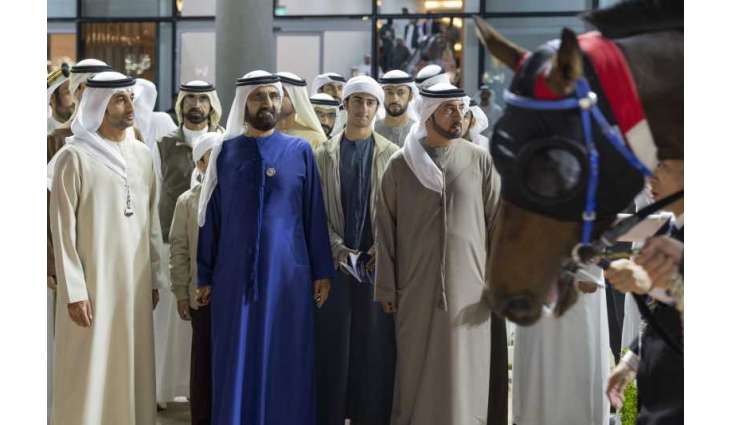 محمد بن راشد يشهد أمسية 