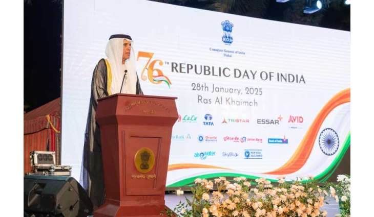 RAK Ruler witnesses Indian Republic Day celebration in Ras Al Khaimah