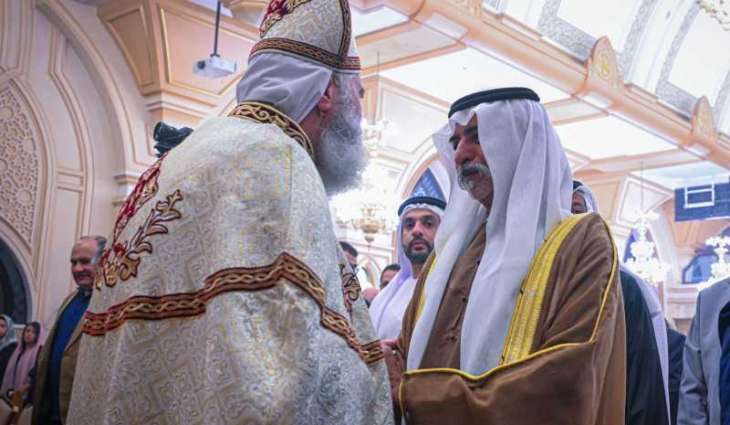 Nahyan bin Mubarak attends Egyptian Coptic Orthodox Church's Christmas celebrations in Abu Dhabi