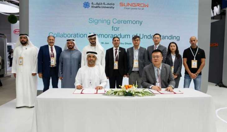 Khalifa University, Sungrow Middle East sign MoU to tackle climate change