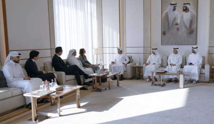 Maktoum bin Mohammed meets with EMEA Co-Head of global firm KKR