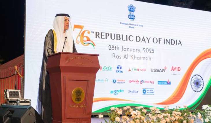 RAK Ruler witnesses Indian Republic Day celebration in Ras Al Khaimah