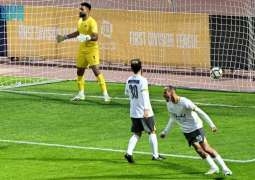 لقاء نيوم والجبيل في الجولة الـ 20 من دوري الدرجة الأولى ينتهي بالتعادل الإيجابي