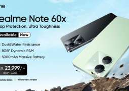Pakistan’s Favorite Entry-level Smartphone Series, the realme Note 60x Takes the Market by Storm