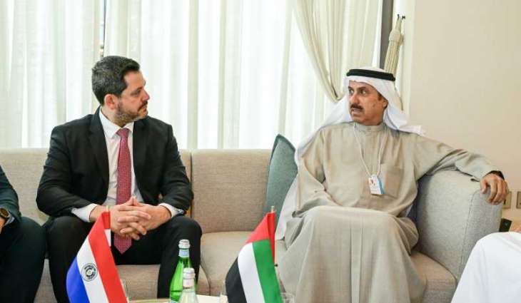 Saqr Ghobash, President of Paraguay's Chamber of Deputies discuss strengthening parliamentary cooperation